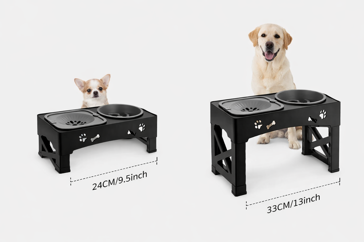 Ciotola rialzata per cibo e acqua